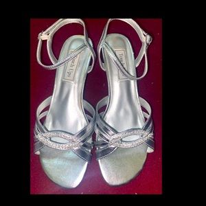 Silver women’s shoes